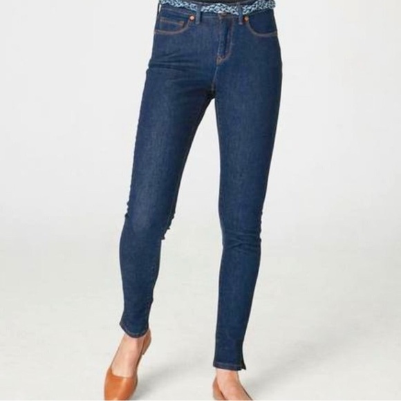 Lola Jeans Denim - NWT Lola Jeans Mid Rise Skinny With Side Slits In Blair Wash Size 27